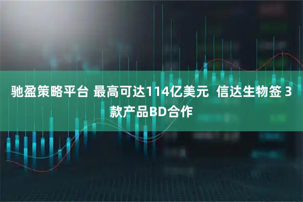 驰盈策略平台 最高可达114亿美元  信达生物签３款产品BD合作