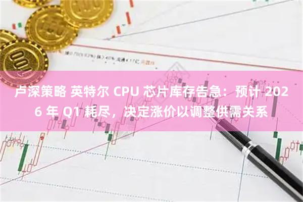 卢深策略 英特尔 CPU 芯片库存告急：预计 2026 年 Q1 耗尽，决定涨价以调整供需关系